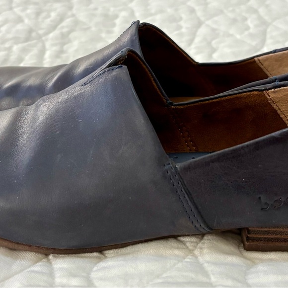 BOC Women's Navy Suree 9.5 Leather Flats Loafers - Picture 4 of 6